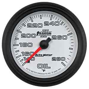 Phantom II Oil Temperature Gauge 2-5/8" Mechanical