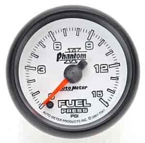 Phantom II Fuel Pressure Gauge 2-5/8" Electrical (Full Sweep)