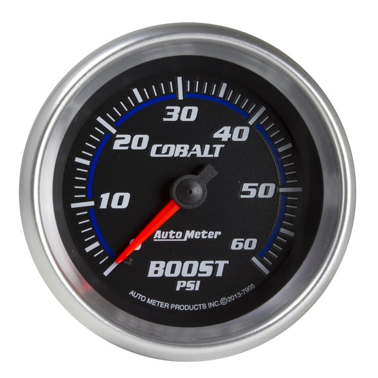 GAUGE BOOST 2 5/8 60PSI MECHANICAL COBALT