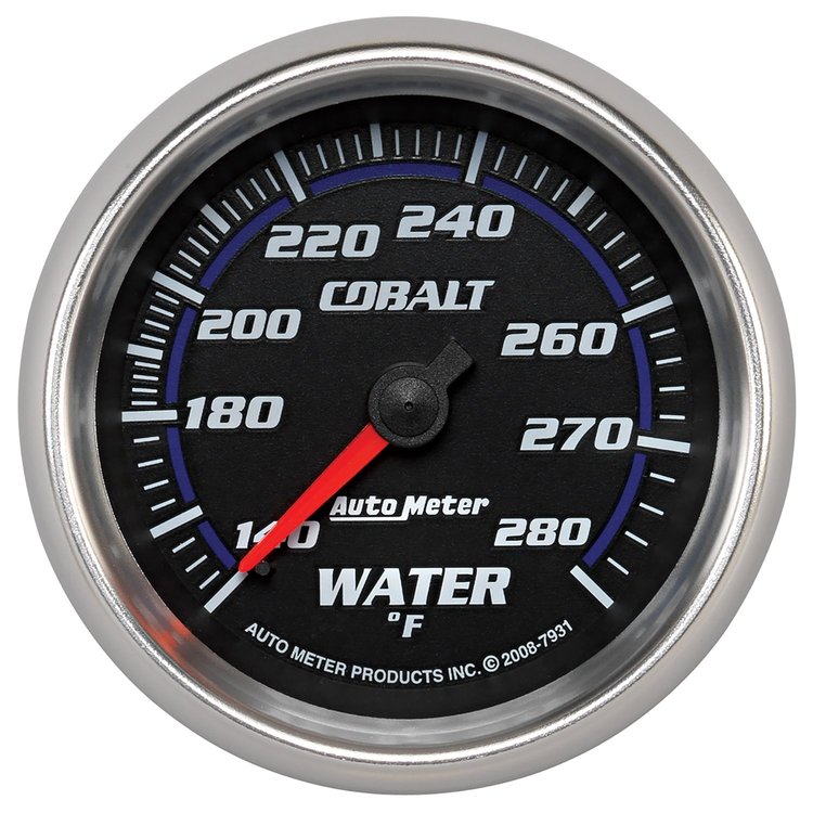Cobalt Water Temperature Gauge 2-5/8" Mechanical