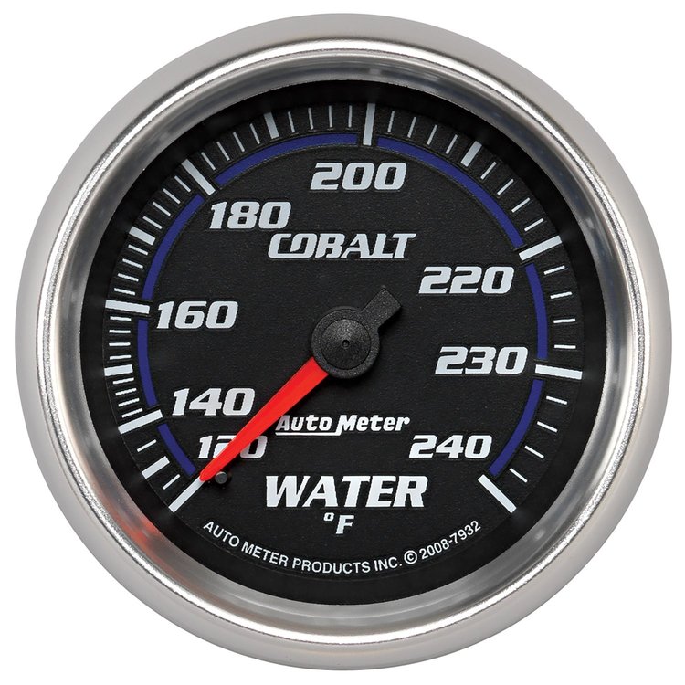 Cobalt Water Temperature Gauge 2-5/8" Mechanical