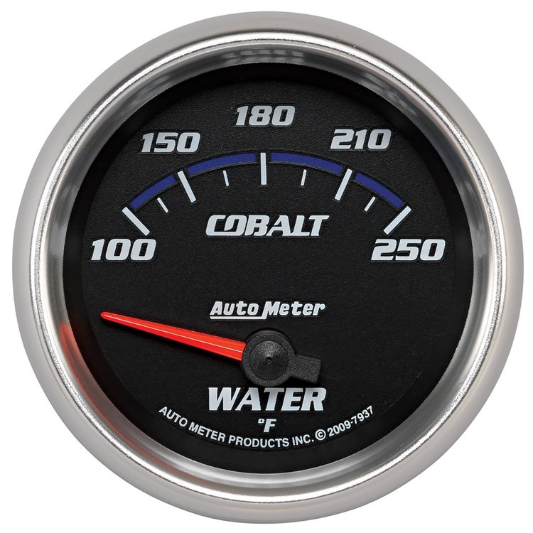 Cobalt Water Temperature Gauge 2-5/8" Electrical