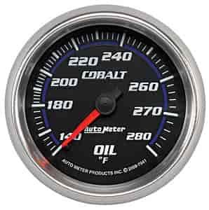 Cobalt Oil Temperature Gauge 2-5/8" Mechanical