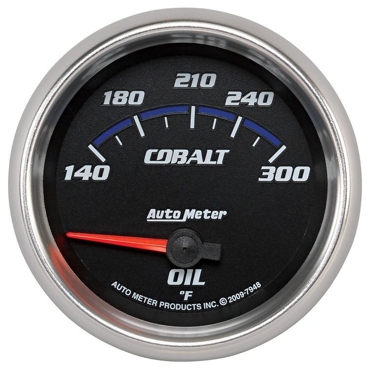 Cobalt Oil Temperature Gauge 2-5/8" Electrical