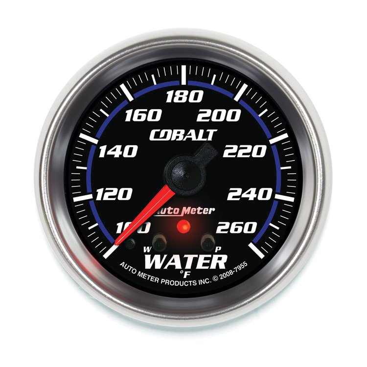Cobalt Water Temperature Gauge 2-5/8" Electrical
