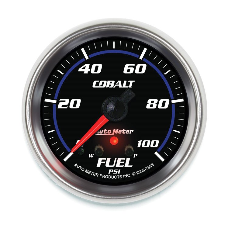 Cobalt Fuel Pressure Gauge 2-5/8" Electrical