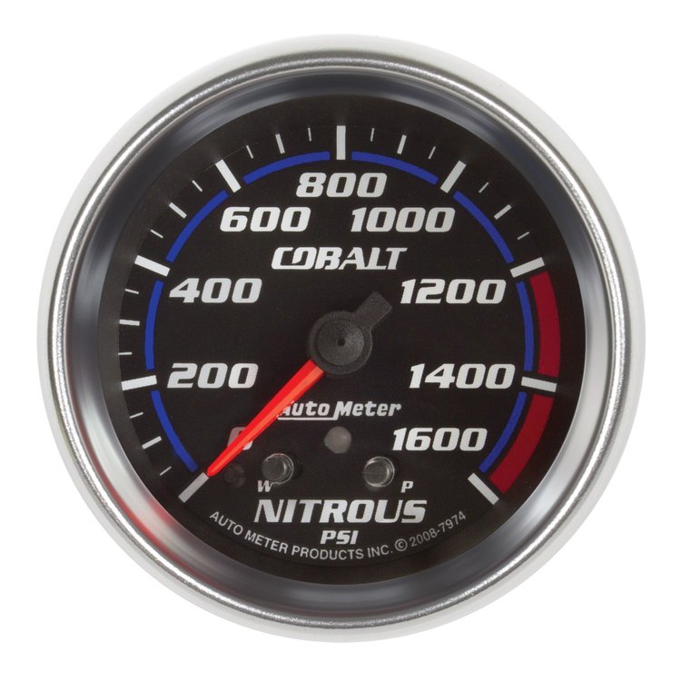 Cobalt Nitrous Pressure Gauge 2-5/8" Electrical