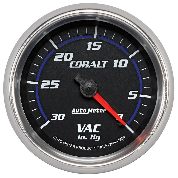 Cobalt Vacuum Gauge 2-5/8" Mechanical