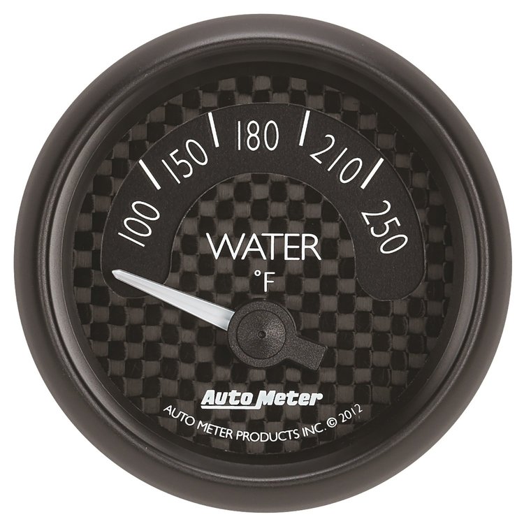 GT Series Water Temperature Gauge 2-1/16", Electrical (Short Sweep)