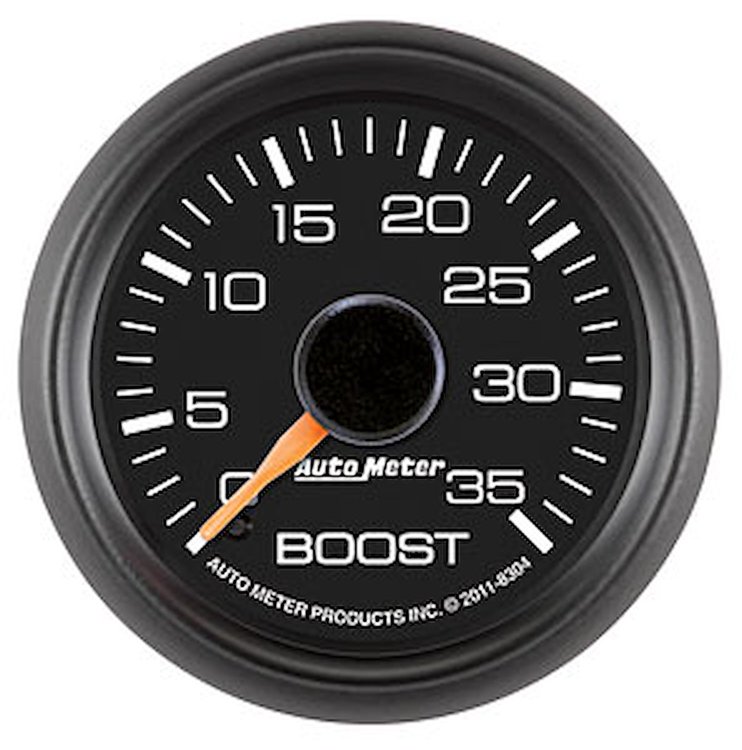 GM/Chevy Factory Match Boost Gauge 2-1/16" Mechanical