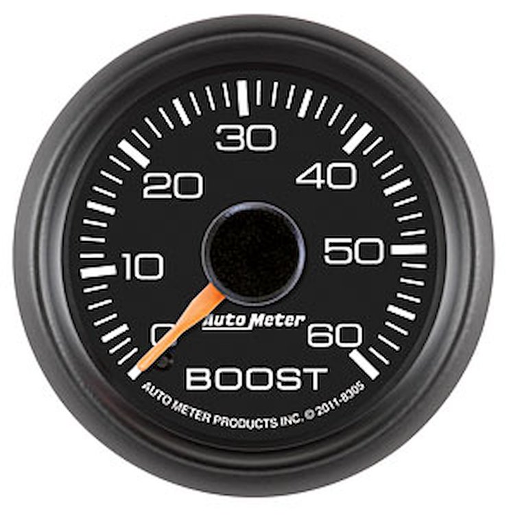 GM/Chevy Factory Match Boost Gauge 2-1/16" Mechanical