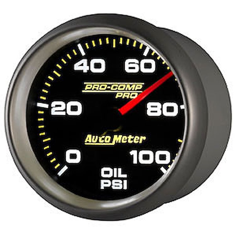 Pro-Comp Pro Oil Pressure Gauge 2-5/8"