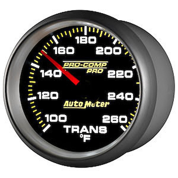 Pro-Comp Pro Transmission Temperature Gauge 2-5/8"