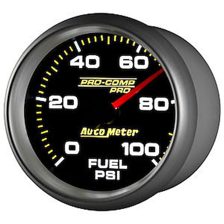 Pro-Comp Pro Fuel Pressure Gauge 2-5/8"