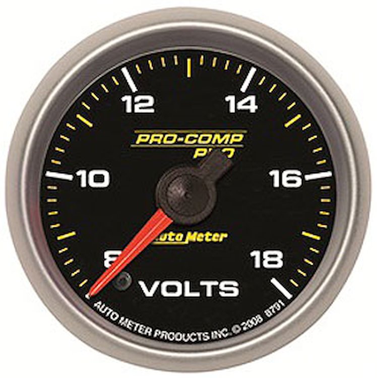 Pro-Comp Pro Voltmeter Gauge 2-5/8"
