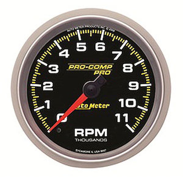Pro-Comp Pro Tachometer Gauge 3-3/8"