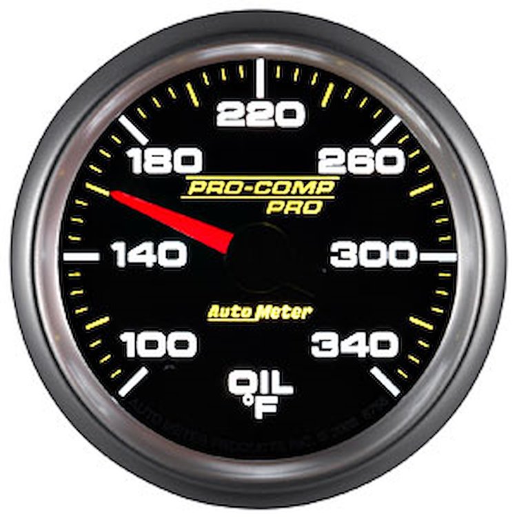 Pro-Comp Pro Oil Temperature Gauge 2-1/16"