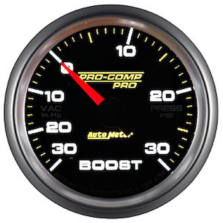Pro-Comp Pro Vacuum/Boost Gauge 2-1/16"
