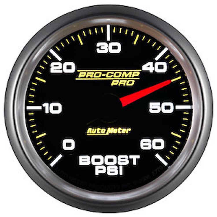 Pro-Comp Pro Boost Pressure Gauge 2-1/16"