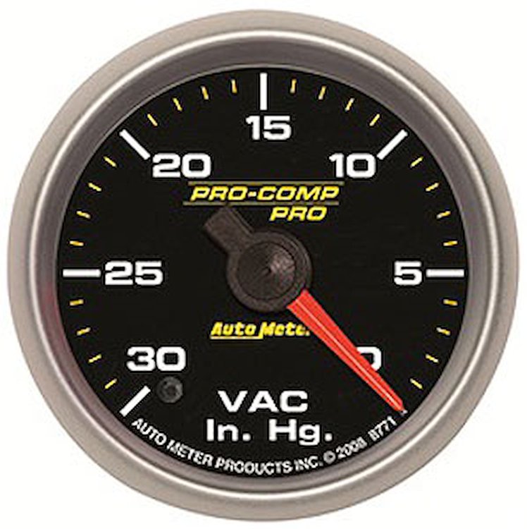 Pro-Comp Pro Vacuum Gauge 2-1/16"