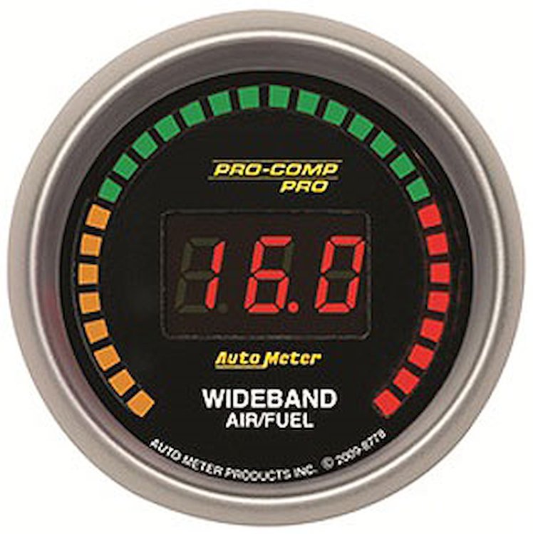 Pro-Comp Pro Wideband O2 Gauge 2-1/16"
