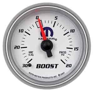 Officially Licensed Mopar Vacuum/Boost Gauge 2-1/16" Mechanical (Full Sweep)