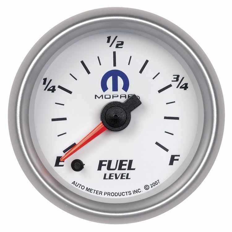 Officially Licensed Mopar Fuel Level Gauge 2-1/16" Electrical