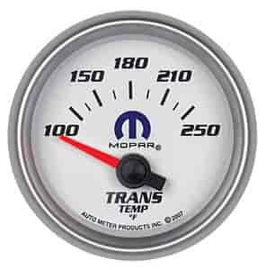 Officially Licensed Mopar Transmission Temperature Gauge 2-1/16" Electrical (Short Sweep)
