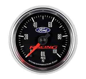 Officially Licensed Ford Oil Pressure Gauge 2-1/16" Electrical (Full Sweep)