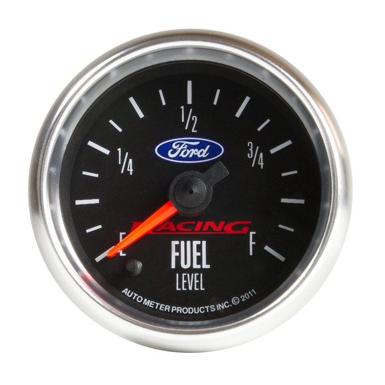 Officially Licensed Ford Fuel Level Gauge 2-1/16" Programmable, Electrical (Short Sweep)