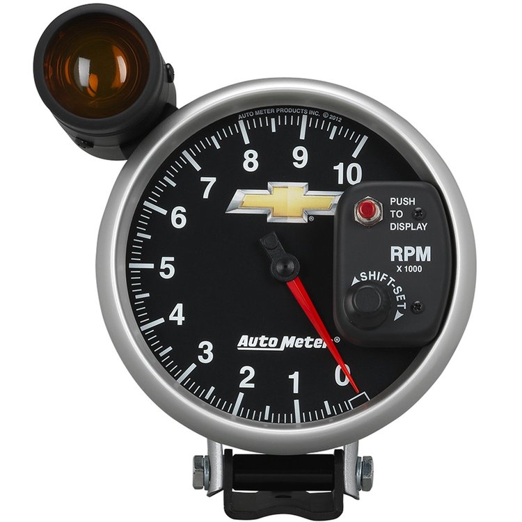 Bowtie Logo 5 in. Tachometer w/Shift Light