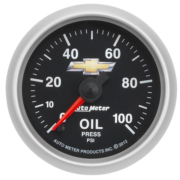 Bowtie Logo Oil Pressure Gauge