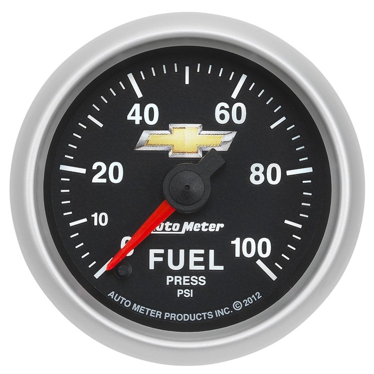 Bowtie Logo Fuel Pressure Gauge