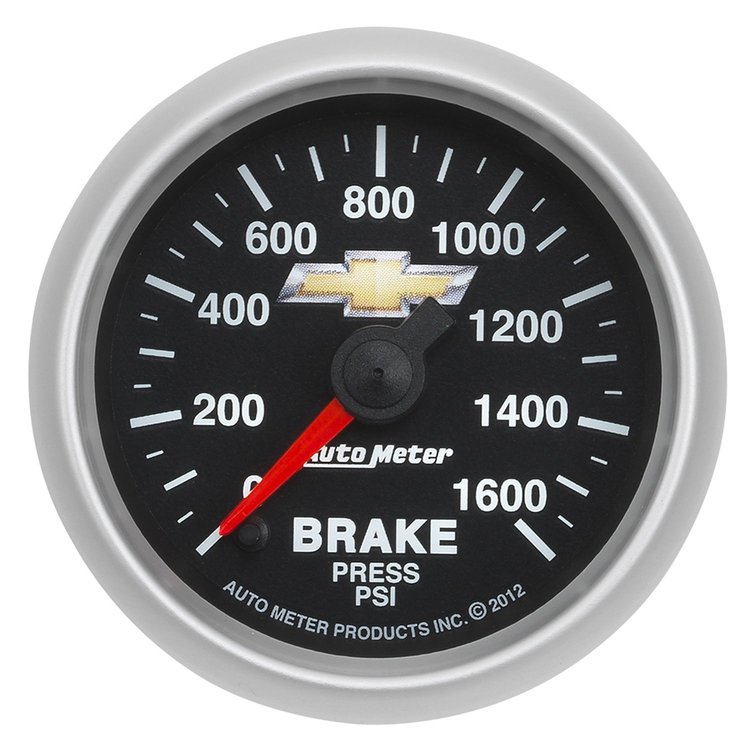 Bowtie Logo Brake Pressure Gauge