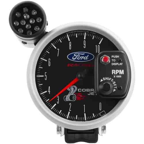 GAUGE TACH 5 10K RPM PEDESTAL W/EXT. SUPER-LITE FORD RACING COBRA JET