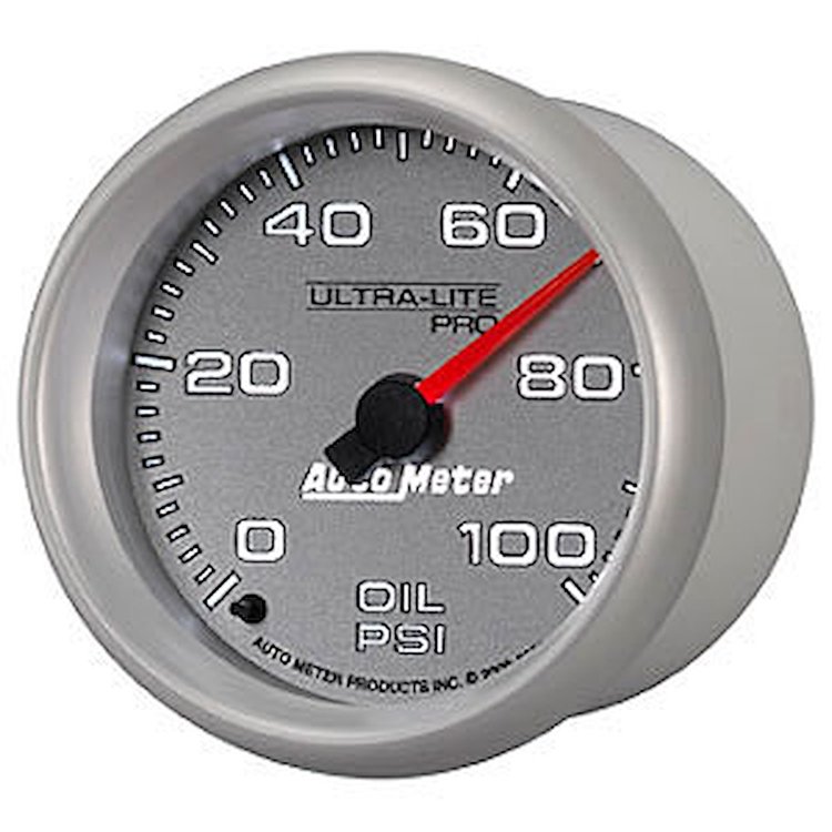 Ultra-Lite Pro Oil Pressure Gauge 2-5/8" Electrical