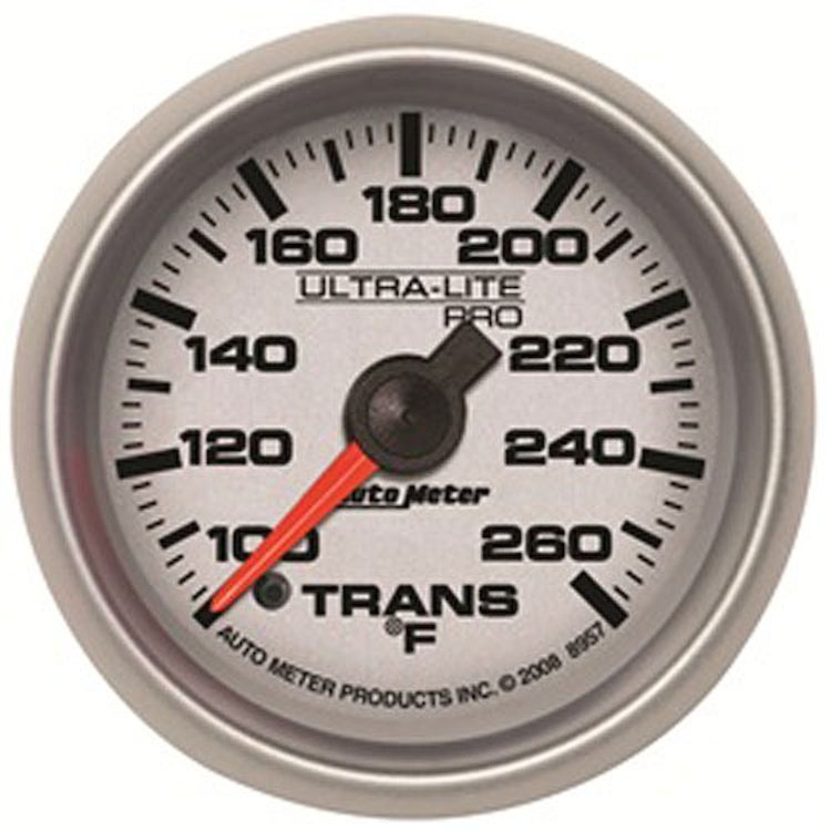 Ultra-Lite Pro Transmission Temperature Gauge 2-5/8" Electrical