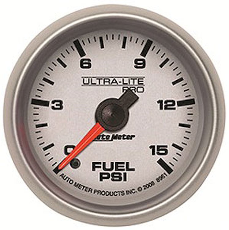 Ultra-Lite Pro Fuel Pressure Gauge 2-5/8" Electrical