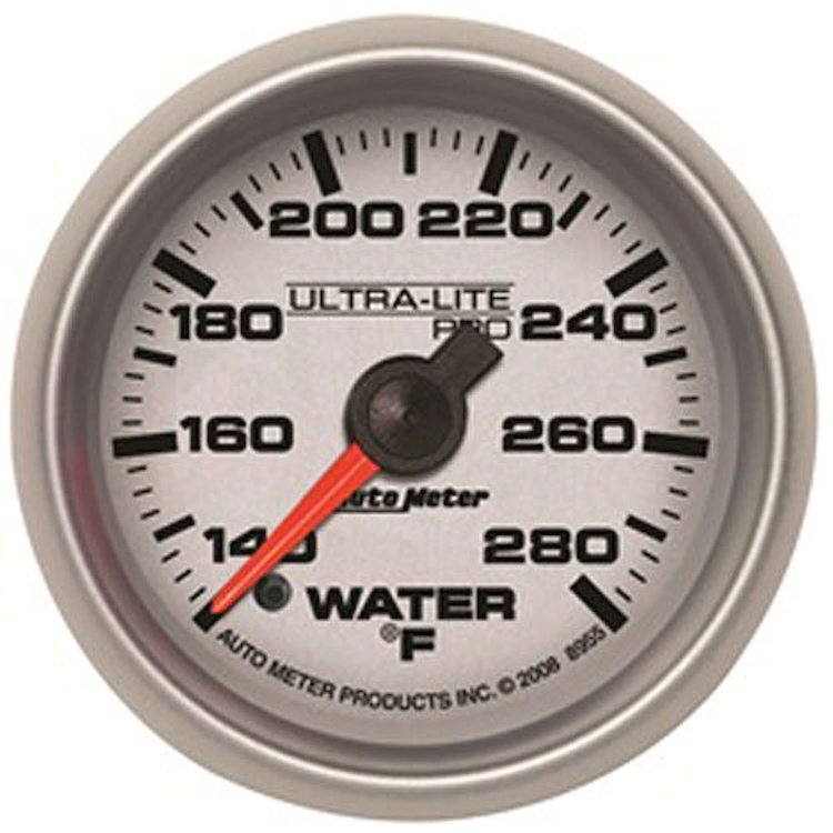 Ultra-Lite Pro Water Temperature Gauge 2-1/16" Electrical