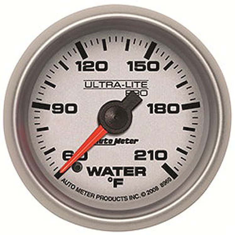 Ultra-Lite Pro Water Temperature Gauge 2-1/16" Electrical