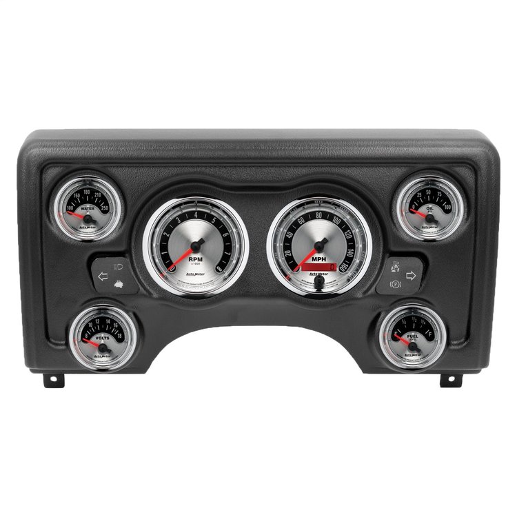 90011-01 6-Gauge Direct-Fit Dash Kit for 1997-2006 Jeep Wrangler TJ [American Muscle Series]