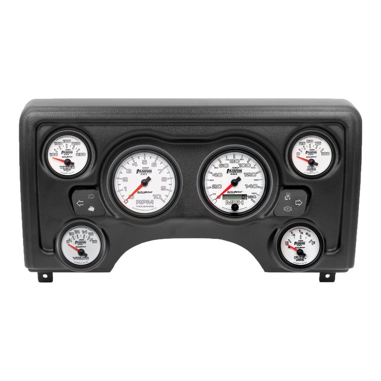 90011-10 6-Gauge Direct-Fit Dash Kit for 1997-2006 Jeep Wrangler TJ [Phantom II Series]