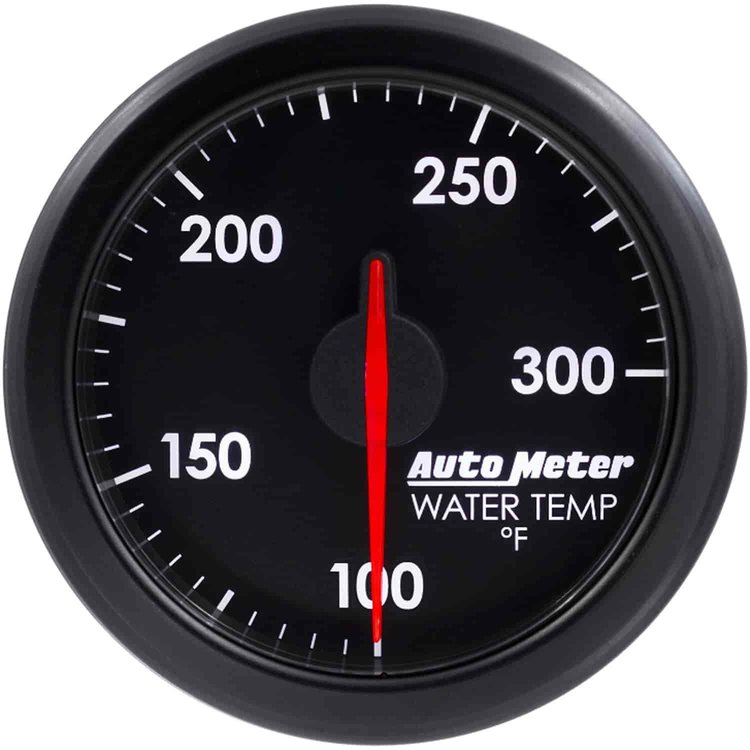 AirDrive Water Temperature Gauge Black 2-1/16"