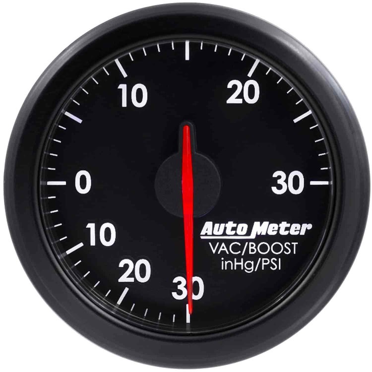 AirDrive Boost/Vacuum Gauge Black 2-1/16"