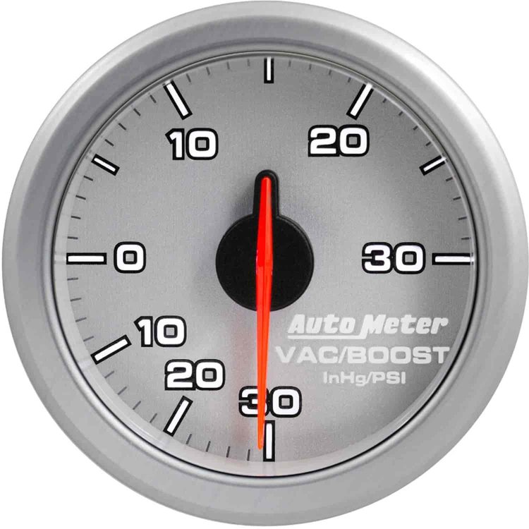 AirDrive Boost/Vacuum Gauge Silver 2-1/16"