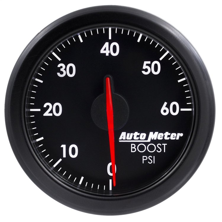 AirDrive Boost Gauge Black 2-1/16"