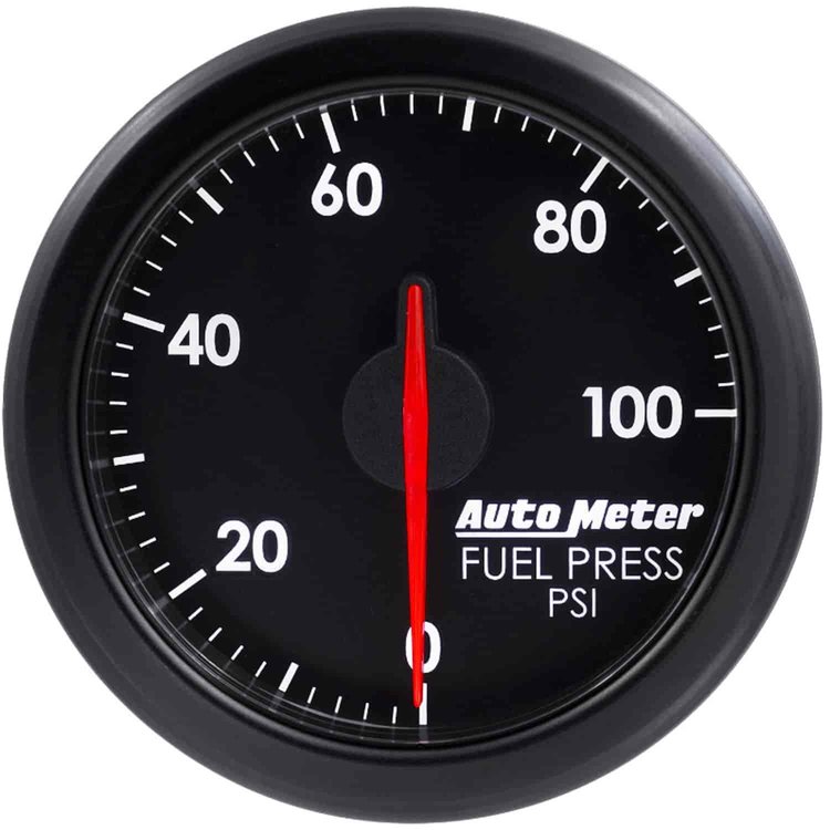 AirDrive Fuel Pressure Gauge Black 2-1/16"