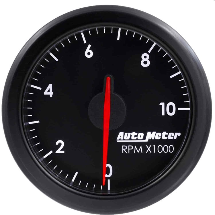AirDrive Tachometer Gauge Black 2-1/16"