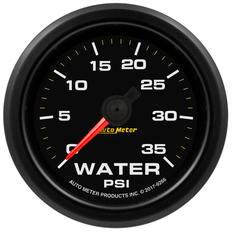 Environment Series Water Pressure Gauge 0-35 PSI 2-1/16" Black