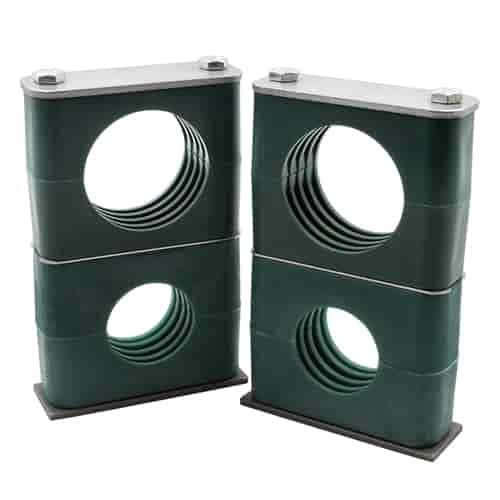 CO2 BOTTLE CLAMPS PAIR ATTACHES TO 1-1/2 CHASSIS TUBING FOR 10 OUNCE BOTTLE